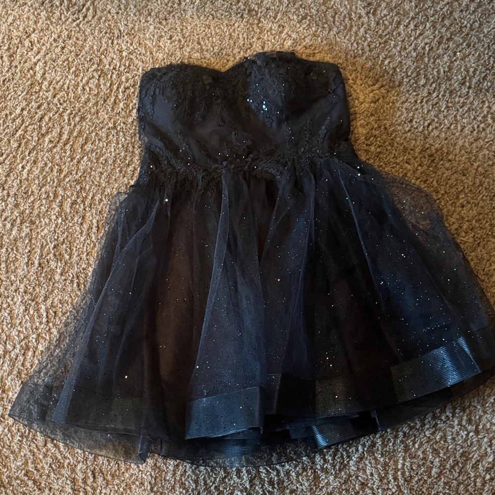 Elegant Black Homecoming Dress